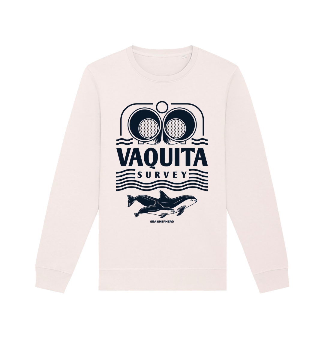 Vintage White Printed Sweater